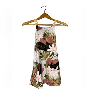 Old Navy PowerSoft Floral Athletic Girl’s Dress with Pockets M (8) Tropical Palm